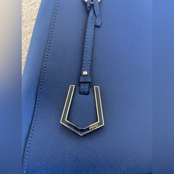 Fendi Médium 2jours Tote Royal Blue - Picture 4 of 5